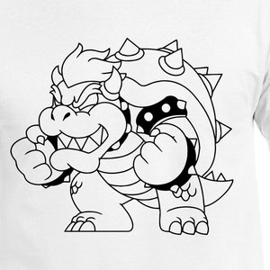 Bowser Cut Dateien | Cricut | Silhouette Cameo | Geschnittene Dateien | Digitale Dateien | PDF | eps | DXF | PnG | Super Mario
