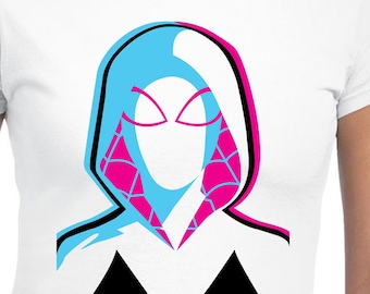 Arquivos de corte da Spidergwen | Cricut | Silhouette Cameo | Arquivos de corte SVG | Arquivos digitais | PDF | Eps | DXF | PNG | Spider Gwen