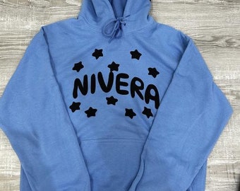 Starry Nivera Hoodie | Blue and Black