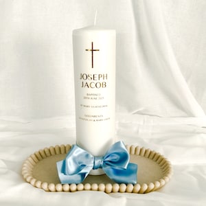 Christening Baptism Naming Day Candle