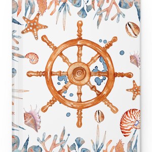 Ocean Watercolor Notebook: Aesthetic Summer Journal for Marine Enthusiasts, Perfect Gift for Beach Trips and Boat Lovers Travel Costal Notes