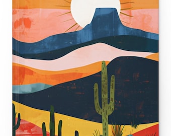 Cuaderno de verano de Texas: Diario estético de estilo western para viajes, notas de viaje, bodas, temática vaquera, paisaje del suroeste