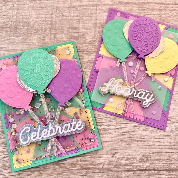 Sunburst Shaker Party Card Kit