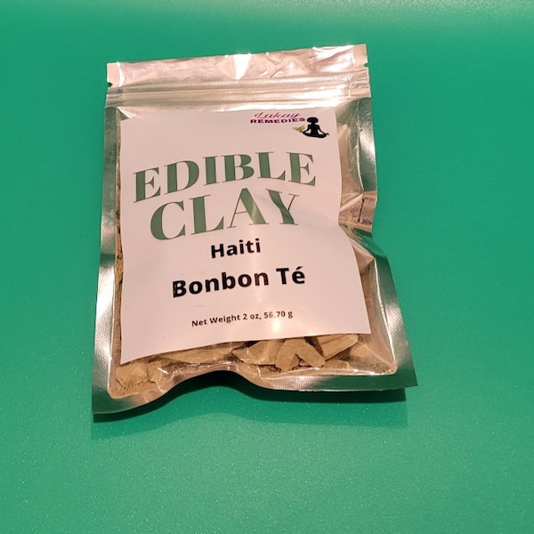 Sample Size Haitian Edible Clay | Bonbon Te | Bon Bon Te | Bashien Clay