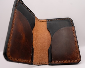 Mens Leather Wallet Bifold Full Grain leather Personalized wallet for men Custom rustic handmade wallet Real Quality leather Gift for men
