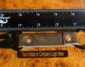 Leather Keychain Customized Keychain Gift For Him Personalized Custom Leather Key chain Groomsman Bridal Gift Company Department gift