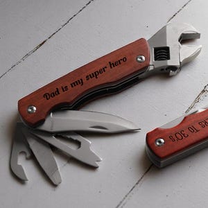 Custom Wrench Tool, Gift For Husband, Engraved Wrench Tool, Multi-purpose Wrench Tool, Personalized Wrench Tool, Toolbox Accessory