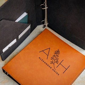 Leather 3 Ring Photo Album  Buy a Soft Leather 3 Ring Binder Online at  McKinley Leather