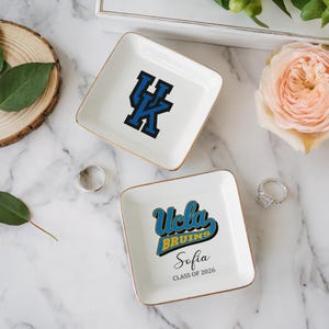 Personalized Ceramic Graduation Jewelry Dish, Custom Ring Holder bild 5