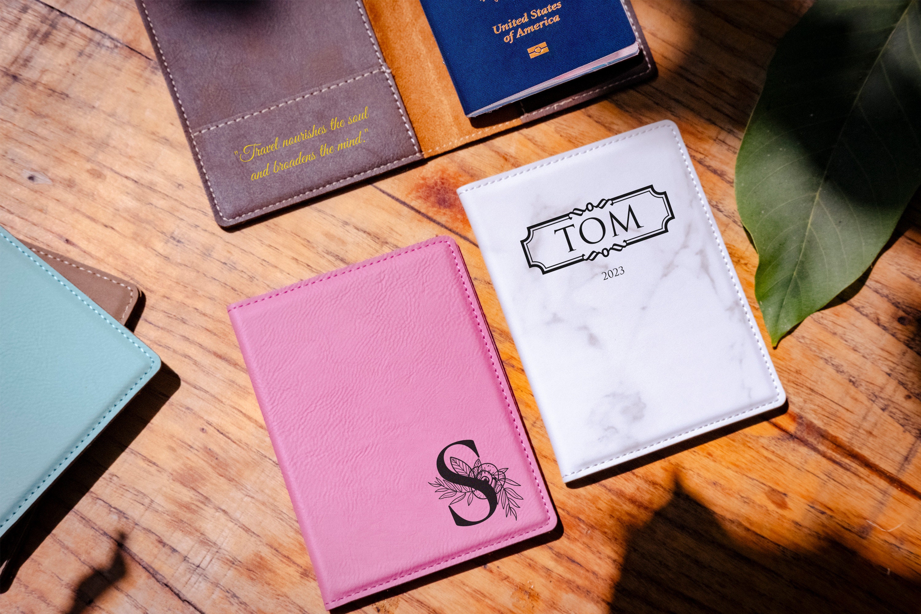 Personalized Passport Holder Custom Leather Passport Cover Etsy Australia