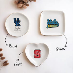 Personalized Ceramic Graduation Jewelry Dish, Custom Ring Holder bild 6
