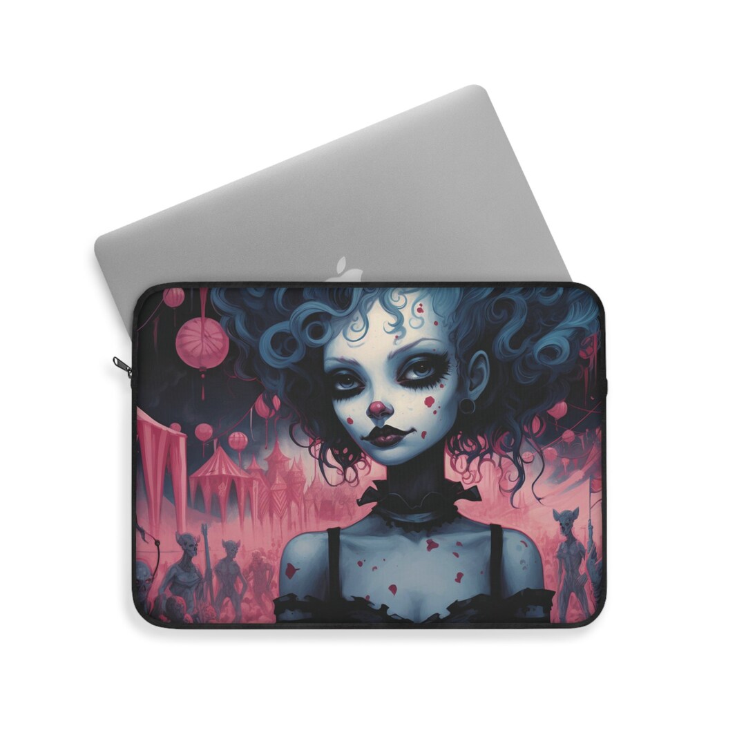 Cursed Carnival: Haunted Circus Art Laptop Sleeve, Sizes 12, 13, & 15 ...