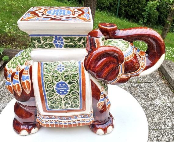 Elephant garden stool discount