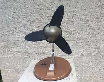 Retro fan from 1970s / With rubber propellers / made in Yugoslavia / JUGODENT, Novi Sad/ space age