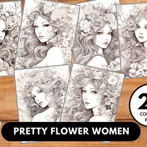 Pretty flower women/Flower Beauty Queen
