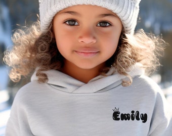 Custom Toddler Hoodies, Custom Youth Hoodies, Personalized Toddler Hoodie, Kids hoodie, Kids sweatshirt, Christmas shirts, Princess Shirt