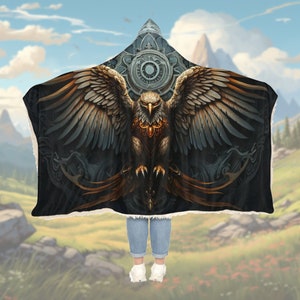 Medieval Tapestry Eagle Hoodie