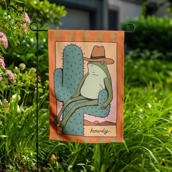 Howdy Garden Flag