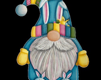 Easter Gnome Tole Pattern Easter Tole Painting Pattern Spring Tole Painting Pattern Decorative Painting E-Pattern