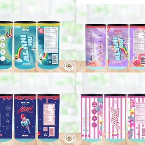 Alani Nu Energy Drink Flavored Multi Listing Skinny Straight Can Cooler bild 3