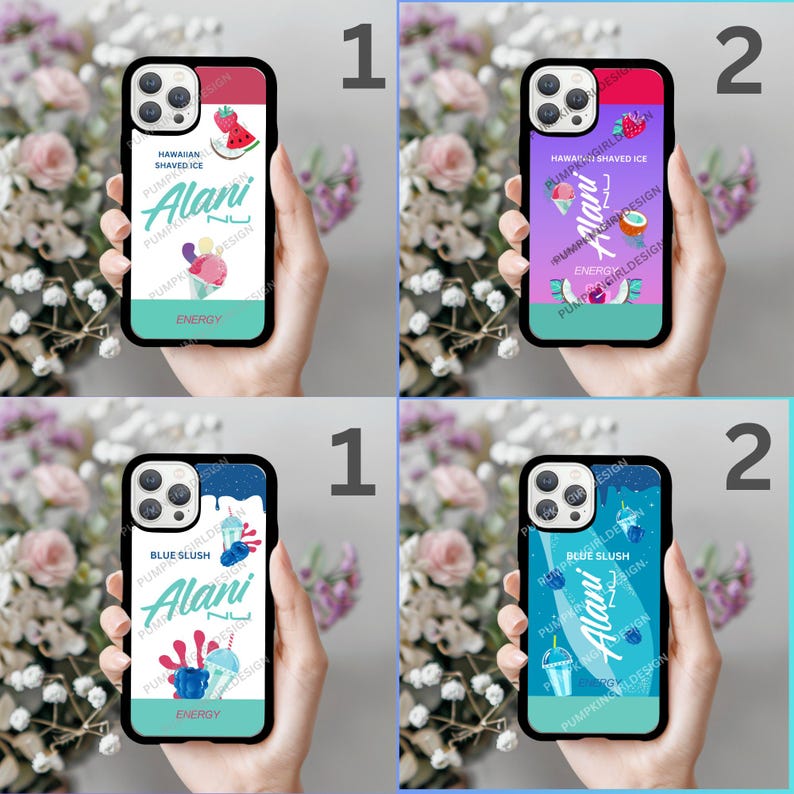 Alani Nu Energy Drink Multi Listing iPhone Cellphone Case image 2