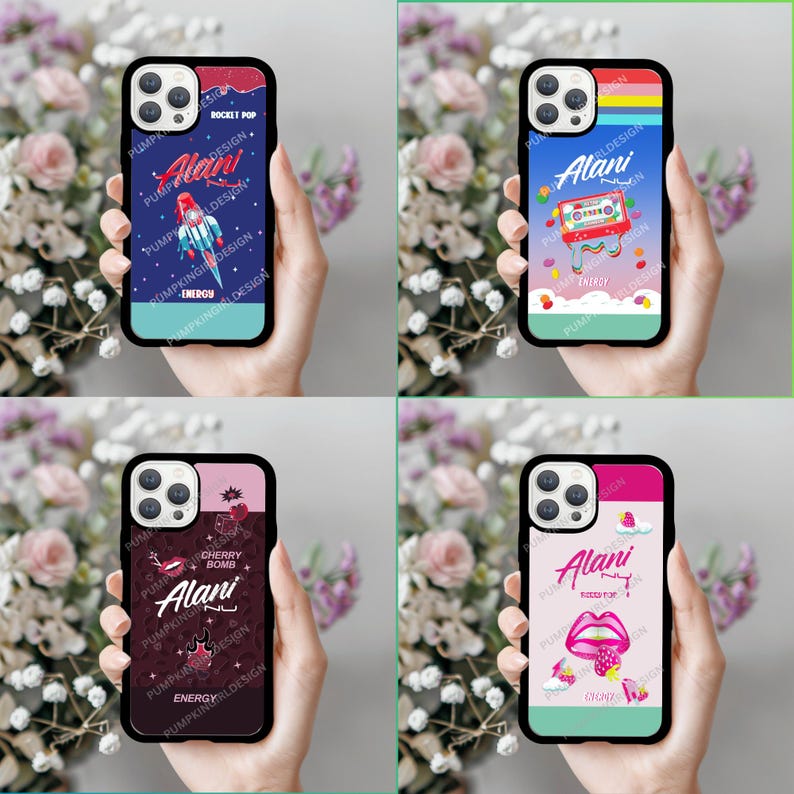 Alani Nu Energy Drink Multi Listing iPhone Cellphone Case image 9