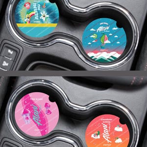 Alani Nu Energy Drink Flavored Multi Listing 2PK Car Coaster Designs image 2