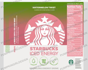 Starbucks Energy Drink Tumbler Wrap 20oz