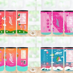 Alani Nu Energy Drink Flavored Multi Listing Skinny Straight Can Cooler bild 6