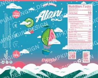 Alani Nu Energy Drink Tumbler Wrap 20oz