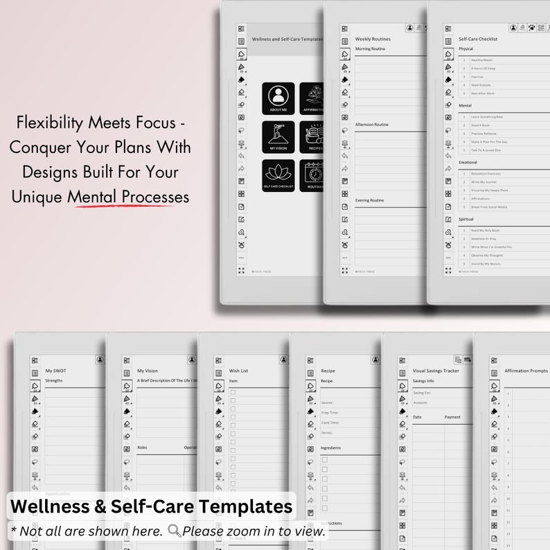 Supernote Nomad Template Ultimate Digital Planner for 2026 and 2027