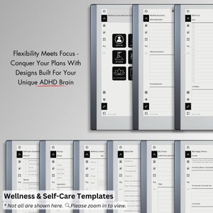 Remarkable 2 Planner Templates.