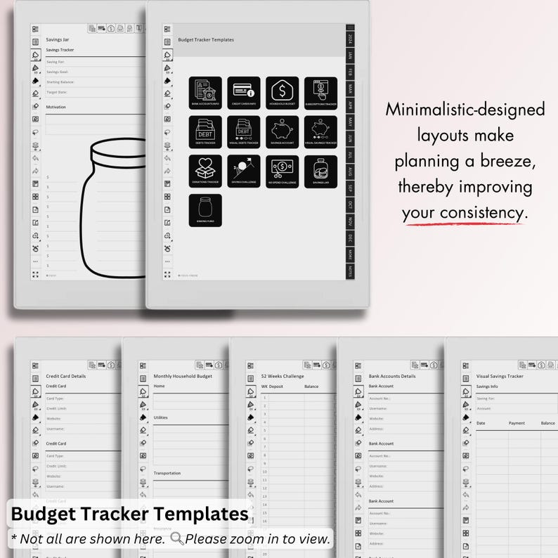 Supernote Nomad Template Ultimate Digital Planner for 2026 and 2027