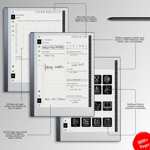 Remarkable 2 Planner Templates.