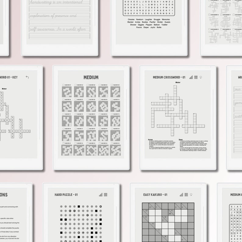 Activity Book for Supernote A5X and A6X.