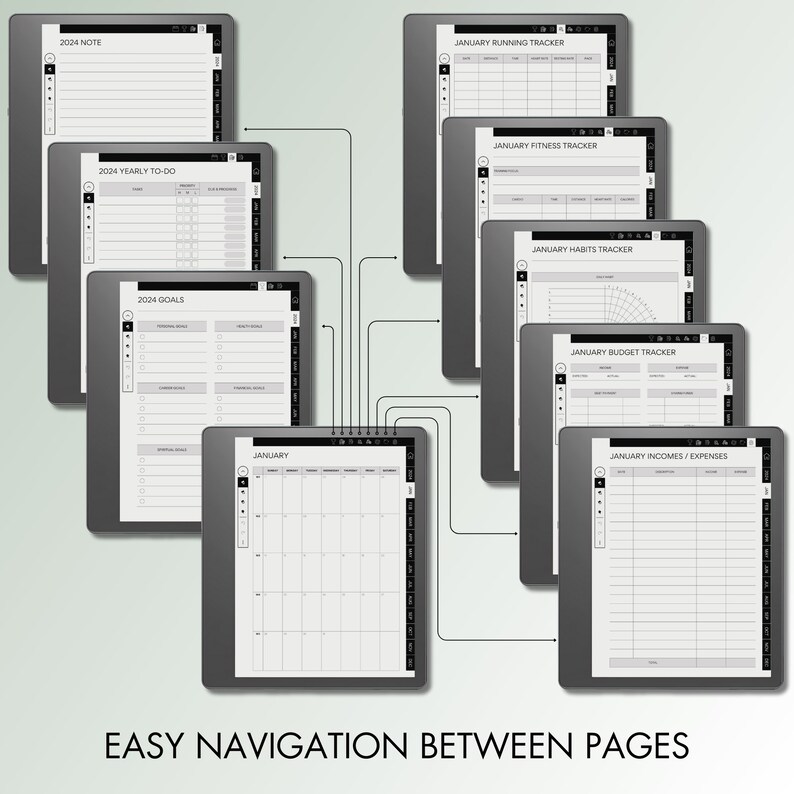 Kindle Scribe Ultimate Planner 2024, Optimize Every Aspect of Your Life