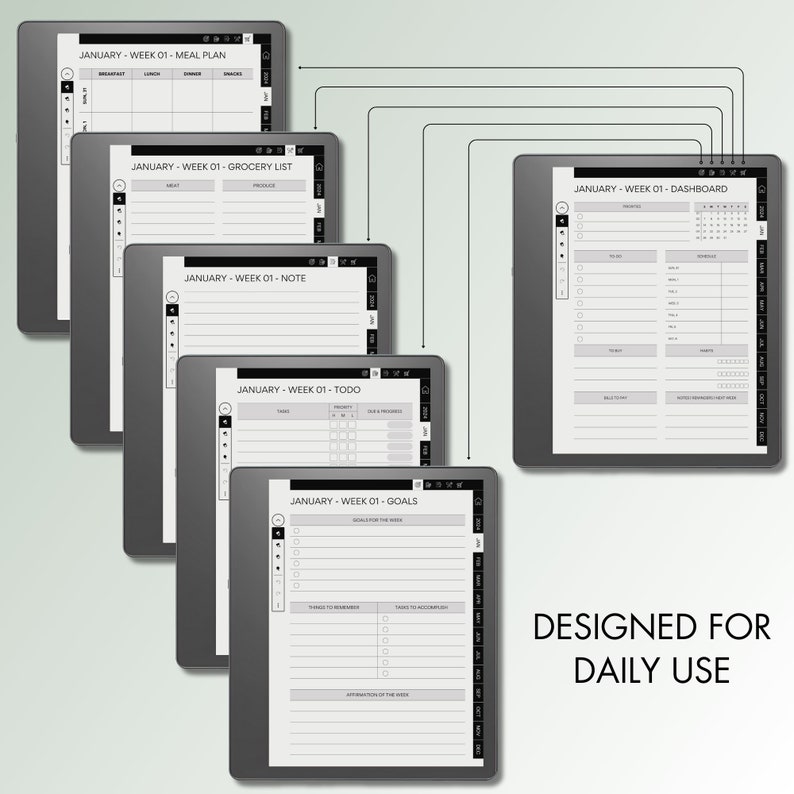 Kindle Scribe Ultimate Planner 2024, Optimize Every Aspect of Your Life