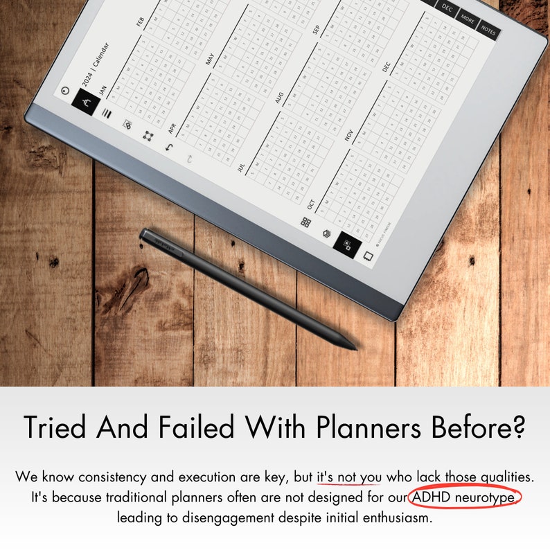 Remarkable 2 Planner Templates.