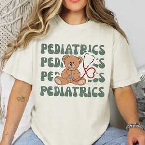 Pediatrics Shirt | Pediatric Nurse Shirt | Peds Shirt | Nurse Tshirt | Gift for her | Nurse Gift | Peds Nurse Tee | Pediatric Nurse Ivory