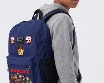 Roblox Gamer-ryggsäck för skolstart: Barnvänlig stor ryggsäck för spelälskare
