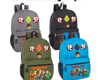 Barnens viktiga stor ryggsäck för spelälskare Roblox Gamer-ryggsäck