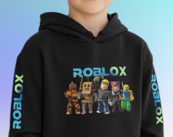 Roblox kid outfit Gaming Hoodie Apparel  Gift for Roblox lover Trendy Game Wear