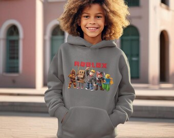 Champion Hoodie Sweatshirt Youth Medium Kids Grey Sweater Spellout Etsy