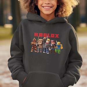 Youth Roblox Hoodie: Gamer Kid&#39;s Cozy Sweatshirt