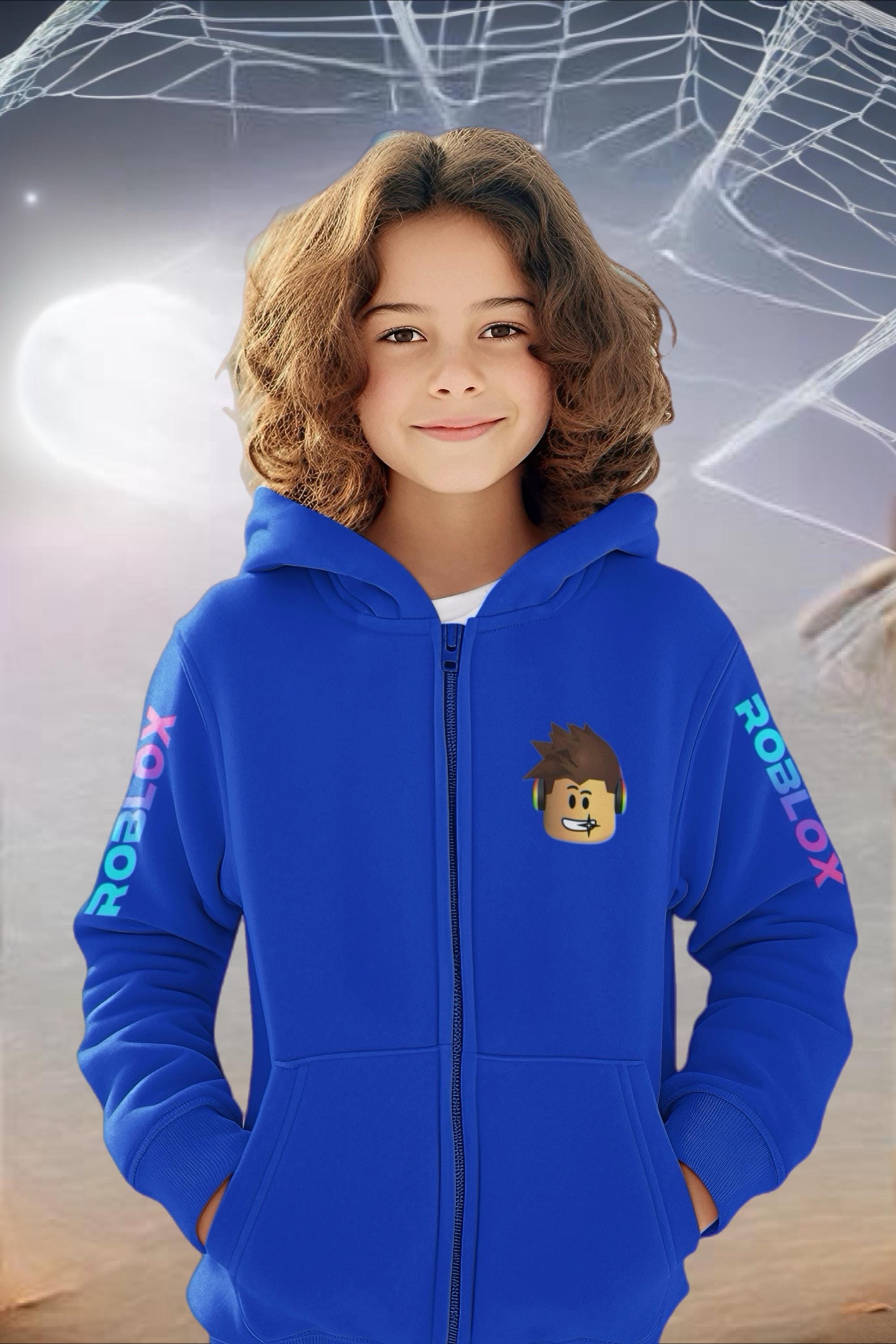 Roblox Kids Roblox Hoodie For Girls Roblox Girls Purple Zip-Up