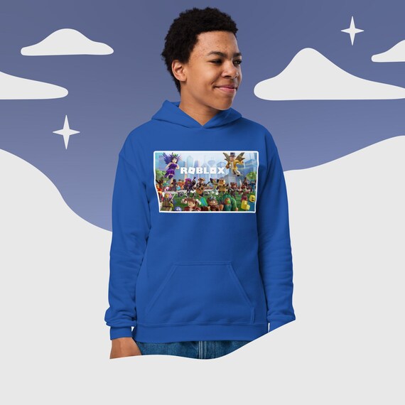 Blue hoodie roblox online