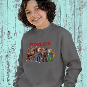 Roblox Sweatshirt: Gamer Style Crewneck for Kids
