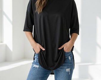 Japanese Silky Fabric Lightweight Breathable Short Sleeve Shirt Minimalist Luxury Casual Top