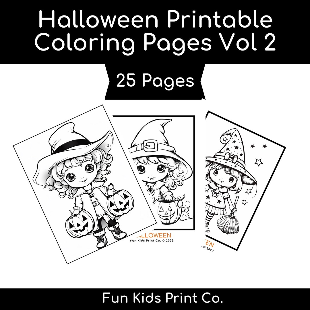 Halloween Coloring Pages for Kids, Printable Coloring Pages, Coloring ...