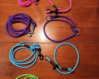 4ft dog trial leash and/or dominant collar